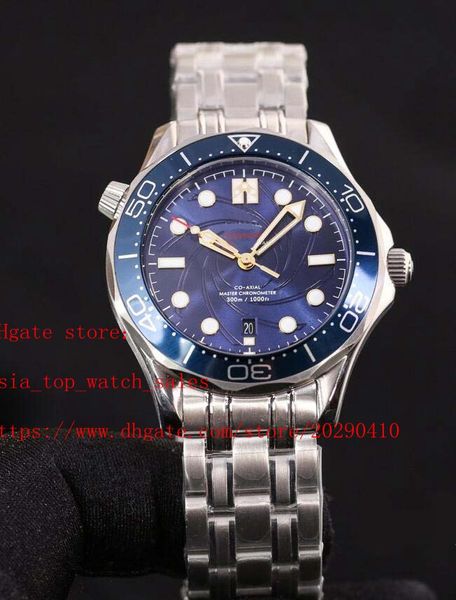 

2019 latest version 3 style 007 diver 210.22.42.20.01.004 ceramic bezel 42mm co-axial 8800 mechanical automatic 316l steel brace mens watch, Slivery;brown