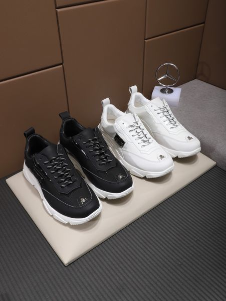

2019 craft fashion men's casual shoes mesh design breathable sports shoes rubber outsole comfortable durable original box delivery, Black