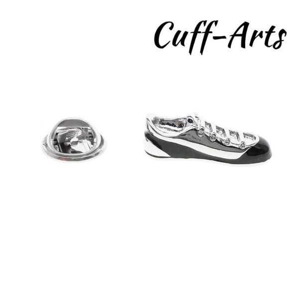 

football boot design lapel pin badge fashion jewelry by cuffarts p10454, Gray