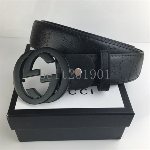 

2020 belts luxury belts for gg s men women designer cowhide leather belt wide louÃ¬s vuÃ¬ttÃµn belts ing, Black;brown