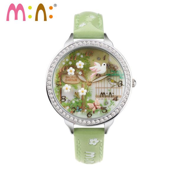 

luxury brand women watches waterproof bracelet ladies watch female 3d bird quartz wrist watch woman clock relogio feminino 2021, Slivery;brown