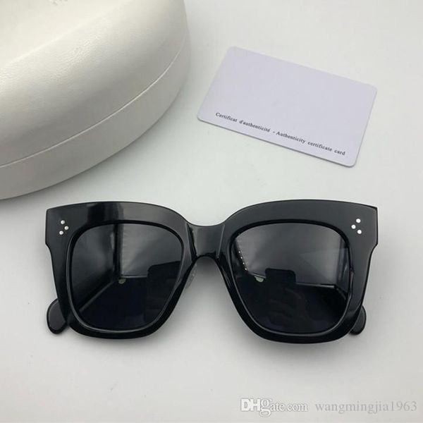 

41444 women sunglasses men sunglasses popular designer sunglasses fashion summer style uv400 eyewear come with case, White;black
