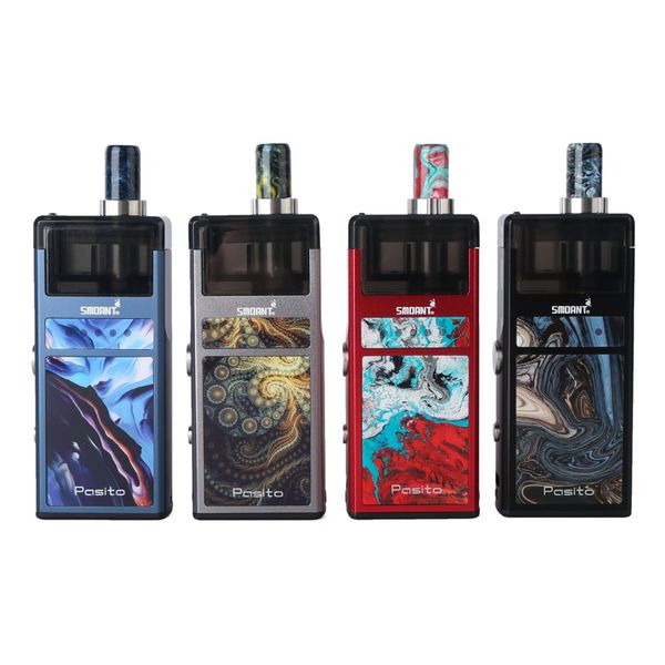 

Original Smoant Pasito Pod Kit 25W vape Built-in 1100mAh Battery 3ml Cartridge Support RBA MTL DTL Vaping DHL Free