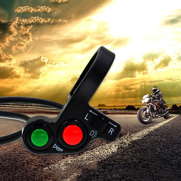 

3x motorcycle electric bicycle bike scooter signal light horn button on/off motorcycle accessories
