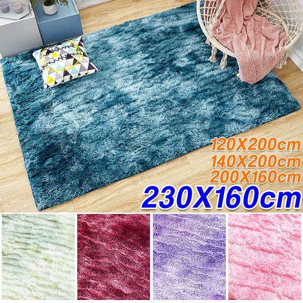 

50x80cm ковровые tie крашение плюшевые мягкие ковры для гостиной спальня противоскользящее покрытие коврики спальня водопоглощение ковер ков