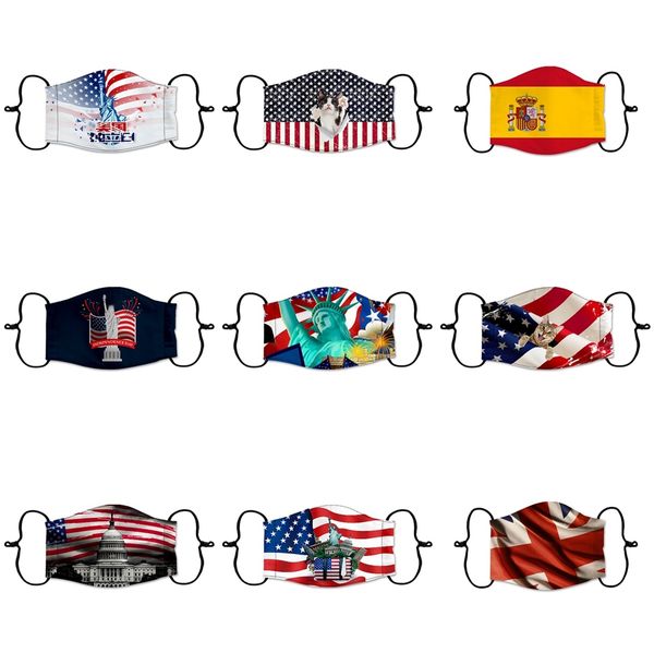 

reusable face mask designer face masks dustproof pm2.5 pollution half face mouth mask with breath wide straps washable reusable muffle #7561