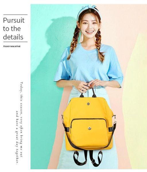 

2020 new women's backpack korean fashion ladies backpack large capacity ladies