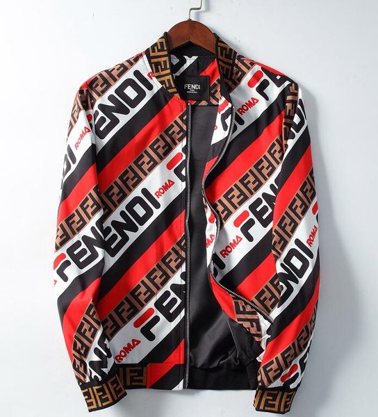 

2019 luxury jackets classic men and women windbreaker luxury jacket hooded print catwalk jacket designer brand jackets--6322, Black;brown