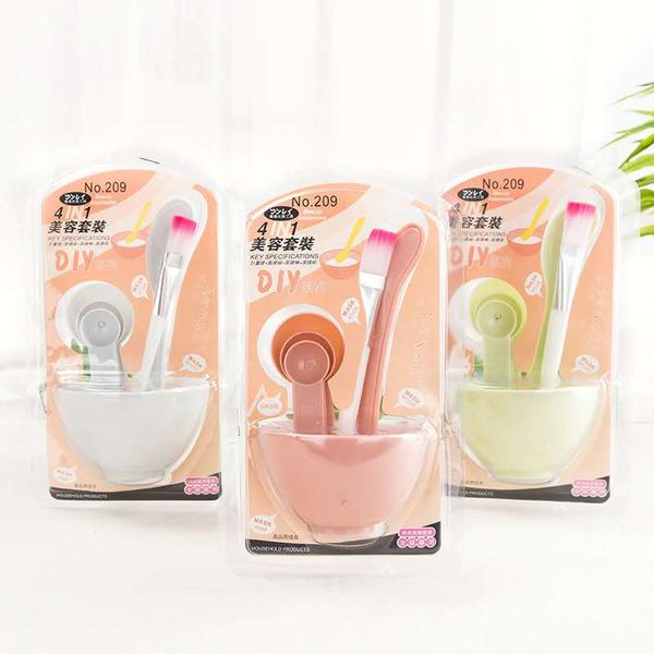 

wholesale beauty mask bowl set cosmetic diy mixing brush spoon mask stick brush women makeup beauty set makeup tool kits