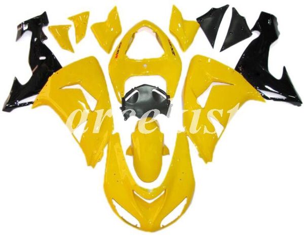 

new abs motorcycle fairings kit fit for kawasaki ninja zx-10r 2006 2007 06 07 body set custom golden light