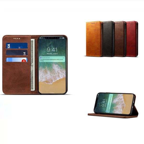 

Phone ca e anti lip leather texture phone cover holder card lot for iphone x xr x max 8 7 6 6 plu am ung note9 9 plu
