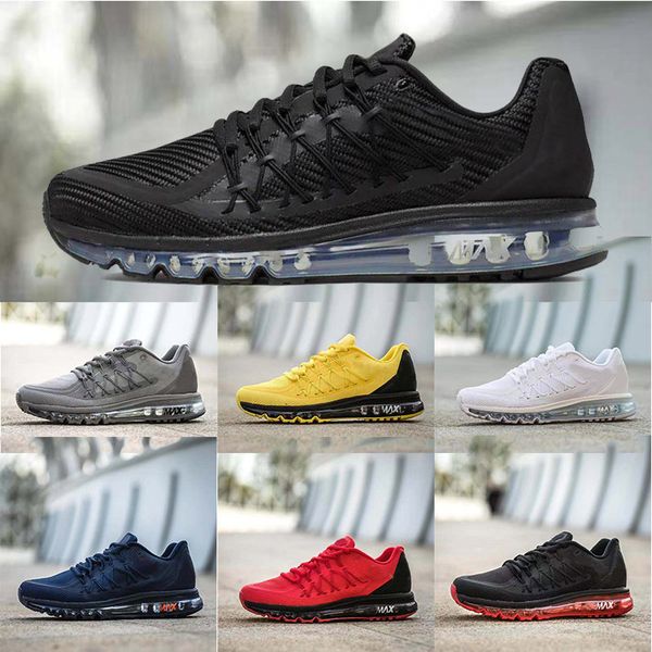 

2020 mens trainers 2015 triple white black cushion running shoes for man sports sneakers sports runner shoes 40-45
