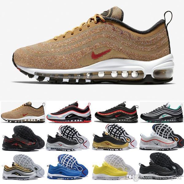 

2018 new casual kpu casuals triple black white green metallic silver red rubber mens running shoes sneakers with box size 7-13 y452