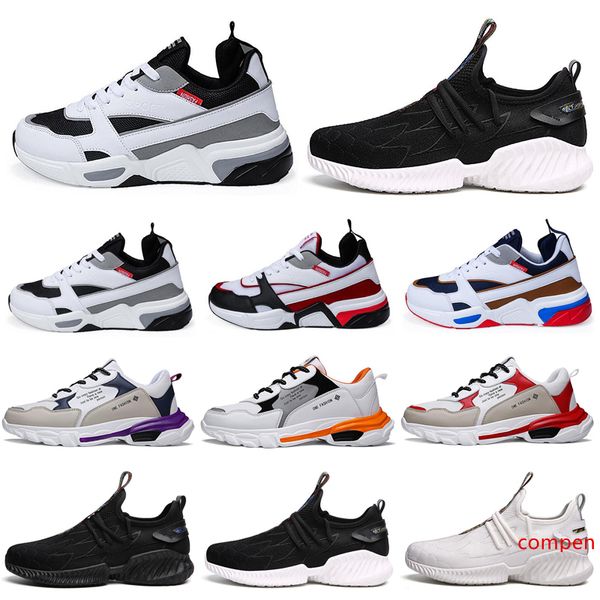 

discount fashion men running shoes breathable black white red orange platform triple s mens trainers sport sneakers 40-46