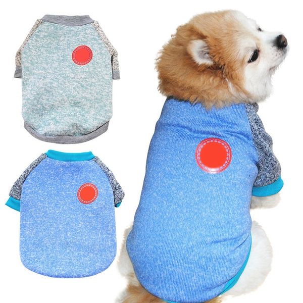 

pet осень зима свитер с коротким рукавом теплого флиса t-shirt tops для малых средних собак домашних животных открытой повседневного костюма