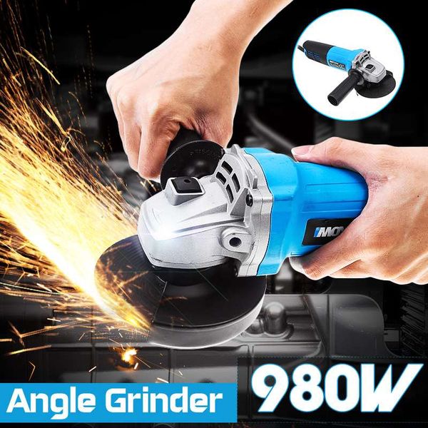 

electric angle grinder 980w high-efficiency non-slip grinder cutting machine electric grinding and polishing woodworking tools