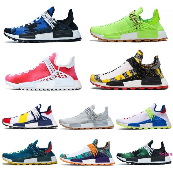 

nmd human race hu trail pw men women outdoor shoes pharrell williams digijack pack know soul womens mens trainers sports sneakers 36-47