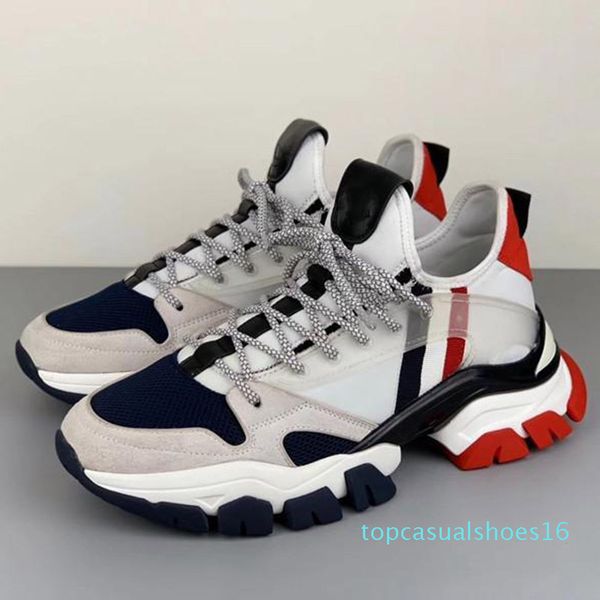 

2020 new designer shoes luxury men shoes 3m reflective trevor men casual shoes designer sneakers platform sneakers t16, Black