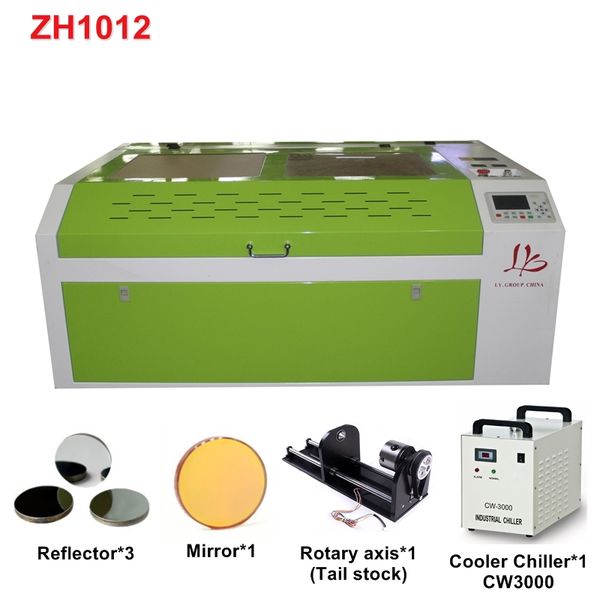 

reci 1060 100w co2 dsp off line control laser cutter engraver machine cnc laser tube engraving machine