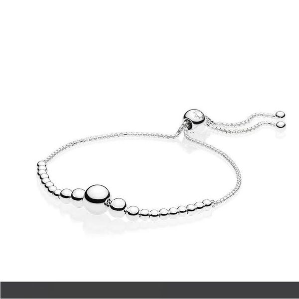 

подлинный стерлингового серебра 925 браслет с коробкой для pandora европейский браслет ювелирных изделий подлинный женский серебряный брасле, Golden;silver