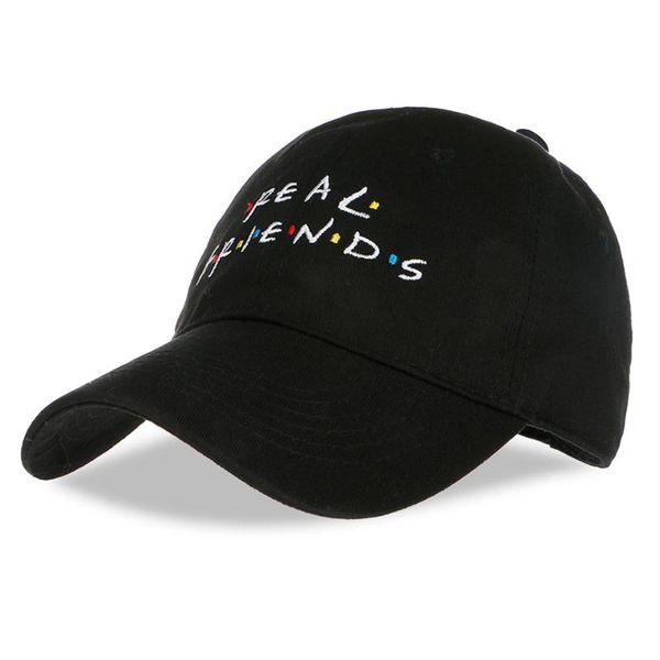

2020 brand real friends hat trending rare baseball cap i feel like pablo snapback cap kanye tumblr hip hop dad hat men and women, Black;white