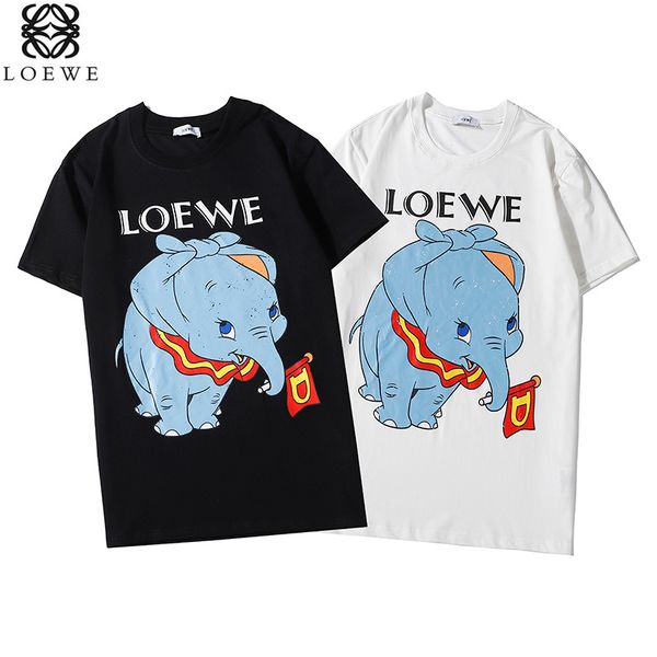 

runway women t-shirt new 2020 summer short sleeves cotton luxury casual t-shirts designer wholesale10058, White