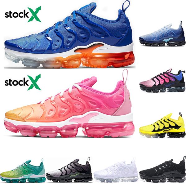 

air vapormax tn plus new arrival running shoes for men women triple black white psychic pink volt mens sports sneakers