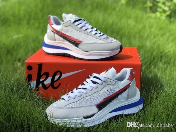 

2020 relelase authentic sacai vaporwaffle men running shoes sail light bone game royal sport fuchsia shoes sneakers with original box