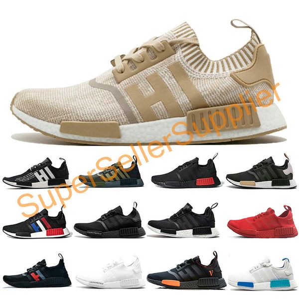 

nmd r1 triple solar red glitch pack solid grey camo onix vapour pink clear blue japan classical men women running shoes sneakers