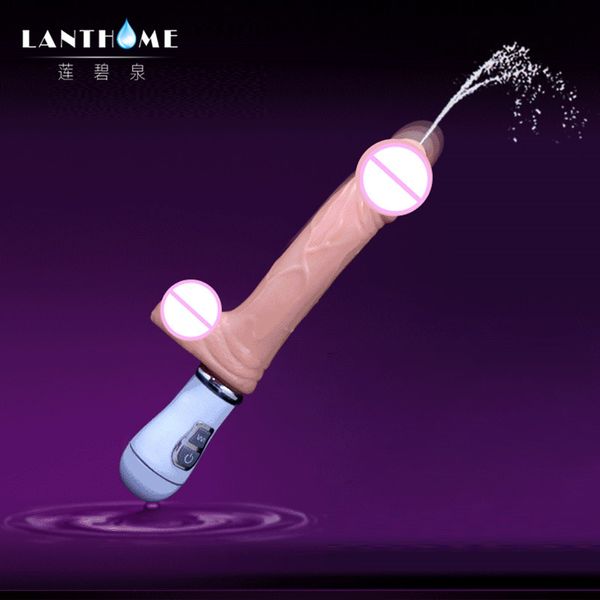 Squirting Dildo realistico grande enorme anale Strapon lesbiche eiaculare vibratori per le donne silicone pene finto cazzo flirtare sesso erotico Y191218