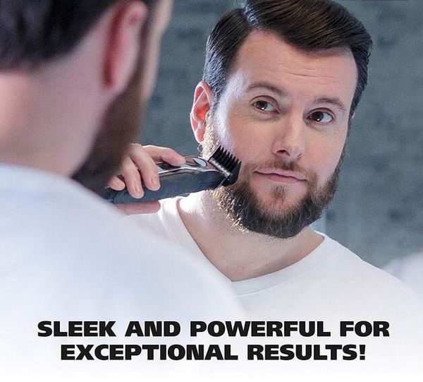 Wahl Lithium Ion Total Beard Trimmer Facial Hair Clippers With 13