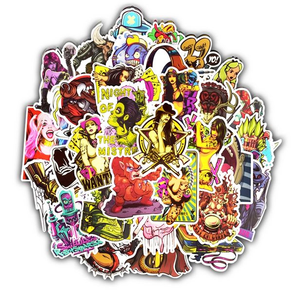 

50pcs waterproof pvc bike stickers scooter wheel stickers frame guard wheel labels bike sticker bicycle decoration bicycle lamp bikes