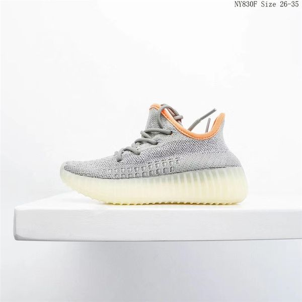 

скидка детские дизайнер кроссовки kanye west wave runner светоотражающие kid тренеры мальчик девочка кроссовки детские спортивные туфли 26-3