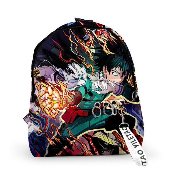 

anime my hero academia backpack knapsack school shoulder bag travel rucksack