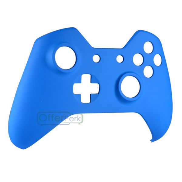 

replacement parts soft touch blue front shell for xbox one controller