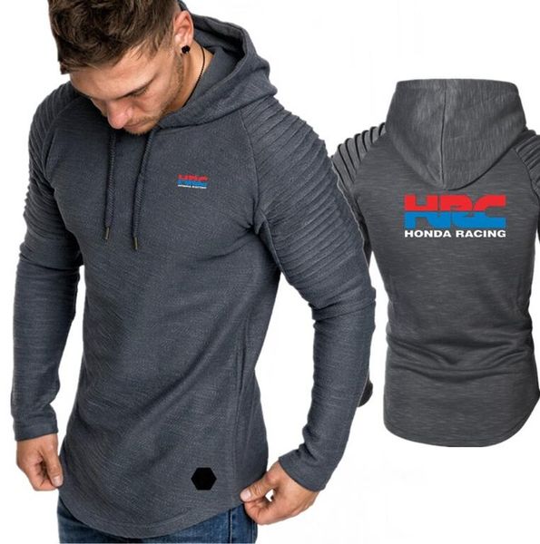 

racing hrc decal print men's hoodies autumn coat male hoodies winter thick warm men hip hop street wear sweatshirts skateboard e
