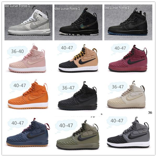 

оптовая продажа 2020 air lf1 duckoot кроссовки мужские и женские дышащие кроссовки lunar force 1 спортивная обувь eur36-45