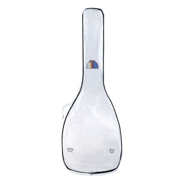 

transparent acoustic folk guitar gig bag case shiny straps guitar parts