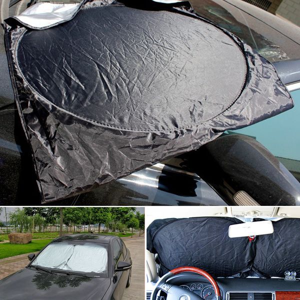 

foldable car windshield visor cover front rear block window sun shade