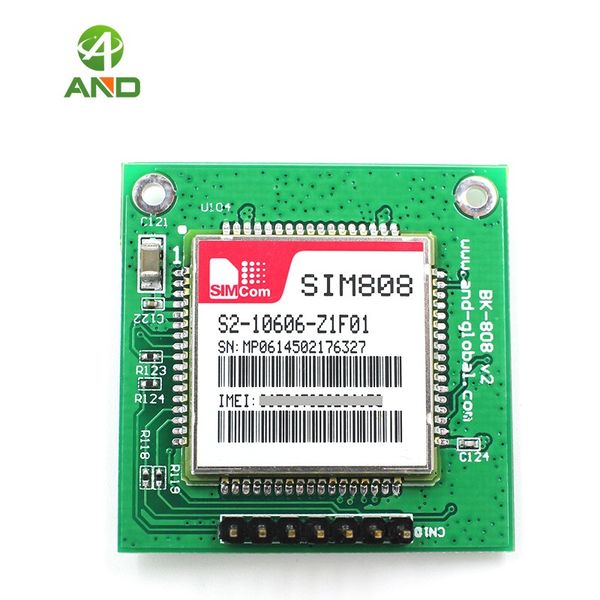 Freeshipping SIM808 GSM GPRS Módulo GPS Quad Band, sim808 Placa De Desenvolvimento, suporte BK-SIM808 etooth