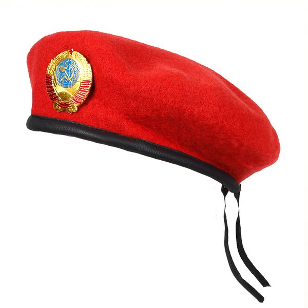 

2018 новый русский стиль cccp шерсть береты зимний мужской формальной одежды профессиональный случайные dualuse крышка высокого качества муж, Blue;gray