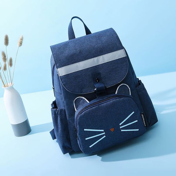 

мамочка пакет большой емкости рюкзак oxford kitty оба плечи пеленки сумки zipper детские подгузники уход сумки прогулочная коляска сумка