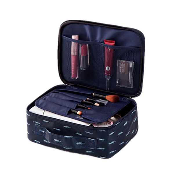 

women travel printed cosmetic bag professional make up cases organizer necessarie beauty vanity toiletry kit tools wash storage