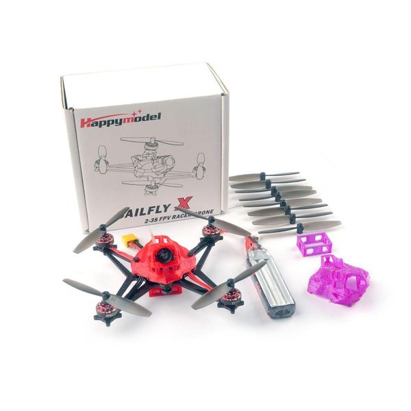 HappyModel Sailfly-x 105mm 2-3S Freestyle Micro FPV Racing Drone com CrazyBee F4 Pro 700TVL CAM