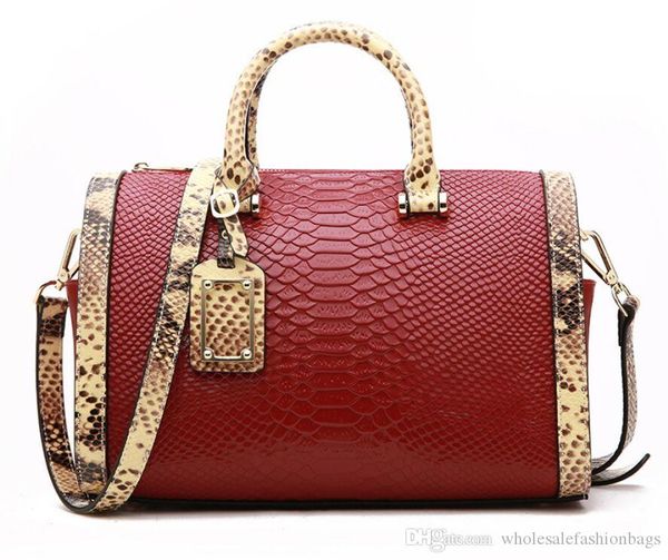 

brand new women real leather shoulder bag tote purse stachel handbag qs05