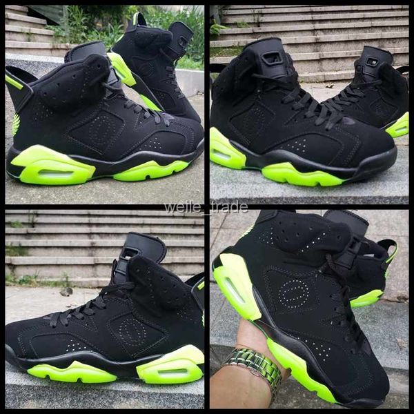 

new 6 vi men basketball shoes fluorescent green black air fashion sports sneakers mens 6s jumpman designer trainers athletics chaussures
