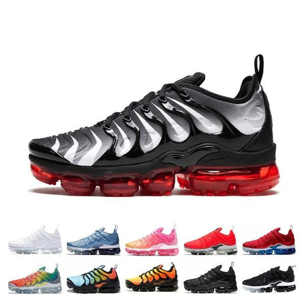 

2019 plus tn rainbow running shoes mens bumblebee be true grape triple black designer shoes womens sherbet team red white sneakers
