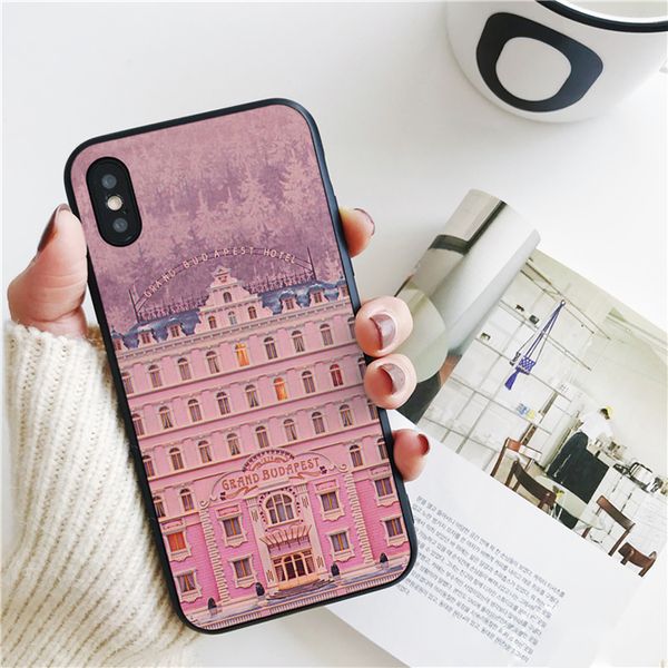 

capa luxury the grand budapest l cover for iphone 11 pro xs max xr case for iphone 8 7 6s plus 5s se case soft silicone cover.