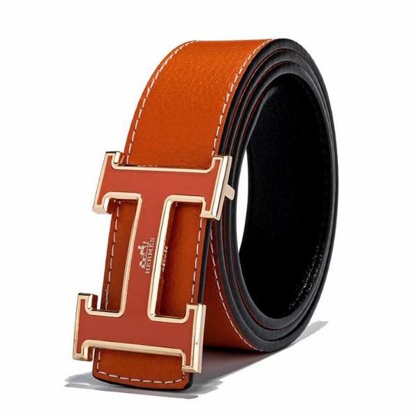 

fashion belt leather men belt good quality smooth buckle mens belts for women belt jeans strap, Black;brown