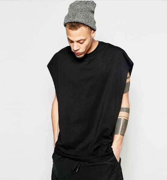 

футболки повседневная летучая мышь рукав летние топы хип-хоп мужская высокая улица свободная рубашка мужская сплошной цвет одежда мужская ди, White;black